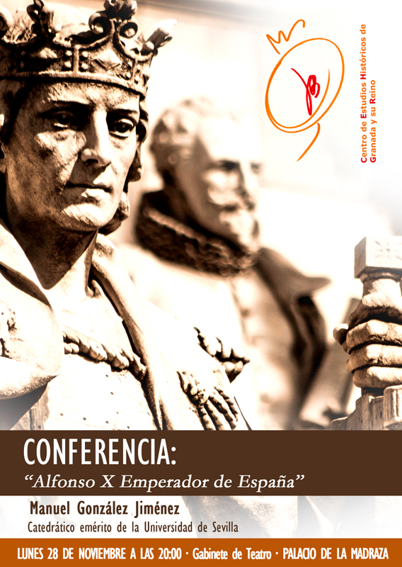 Cartel Conferencia "Alfonso X Emperador de España"